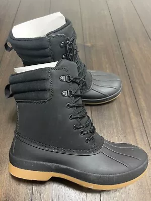 Goodfellow & Co Men's Cody Waterproof Duck Boots Black Size 8 • $33.99