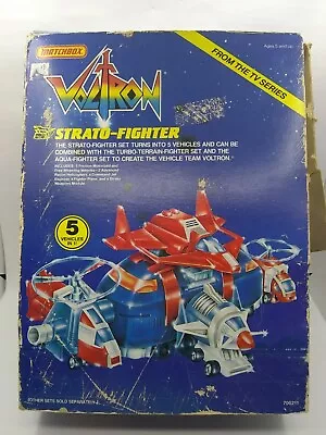 Vintage 1985 Matchbox Strato-Fighter Voltron Defender W/original Box READ DESCR • $190