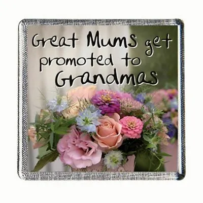 History & Heraldry Sentiment Fridge Magnet Great Mums Get Promoted • £2.99