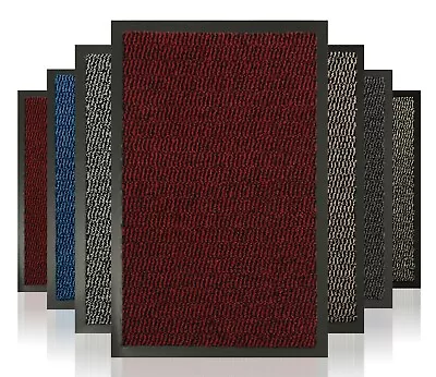 £11.46 • Buy Heavy Duty Non Slip Rubber Back Barrier Door Mat Kitchen Floor Mats Hallway Rug