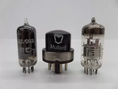 Mixed Lot Of 3 Mullard 0G3 6H6 6DJ8 Electron Tubes • $24.95