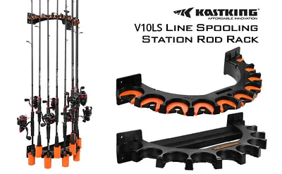 $49.99 • Buy KastKing V10 Rod Rack With Line Spooling Station Store 10 Combos Rod Rack