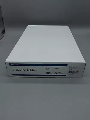 Office Depot 3-Tab Manila Legal File Folders 100 Ct • $15