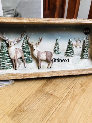£17.99 • Buy NEXT Stag Wall Plaque/Deer Antler Home Wall Art Ornament Sculpture Resin Animals