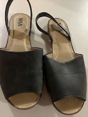 MIA Shoes Black Size 8.5 Women’s Rounded Toe Flats • $14.99