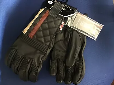 Triumph Motorcycle Men's Sulby 2 Glove All Leather With Tan & Red Stripe • $85