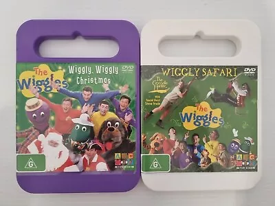 The Wiggles DVDs - Wiggly Wiggly Christmas And Wiggly Safari - Region 4 • $26