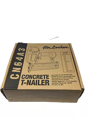 Air Locker CN64A3 5/8 Inch To 2-1/2 Inch Heavy Duty Concrete T Nailer Air Gun • $99.99