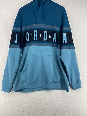 Air Jordan Hoodie 2XL Embroidered Logo Michael Jordan Green Black Size XXL Nike • $65