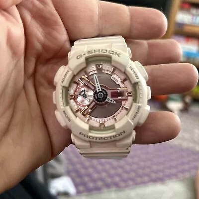 CASIO G-SHOCK 5425 GMA-S110MP White & Pink UNISEX DIGITAL WATCH Needs Battery • $45