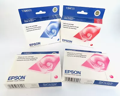 Epson Stylus Photo R1800 And R800 Printer T054920 54720 And 2 54320 Expired Ink • $49.99