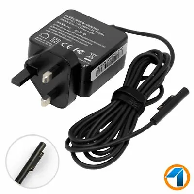 Wall AC Charger 12V Power Adapter For Microsoft Surface Pro 3 Tablet PC Window 8 • £14.95