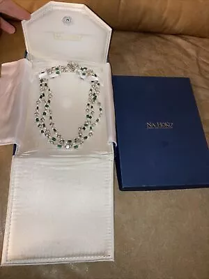 Na Hoku Freshwater Keshi Pearls Strand Necklace 925 Sterling Silver W/ Box • $399.99