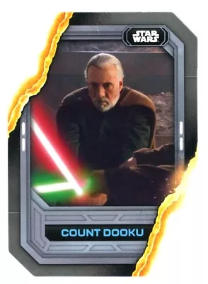 COUNT DOOKU 2023 Topps Star Wars Lightsaber Stylings Die-Cut #LS-14 C2 • $2.14