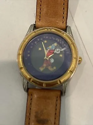 Disney Fantasia SORCERER MICKEY WATCH Disney Credit Card Exclusive LE 0736 /5000 • $40