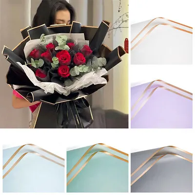 £6.99 • Buy 20Pcs Waterproof Flower Gift Wrapping Paper Florist Bouquet Packaging DIY Decor
