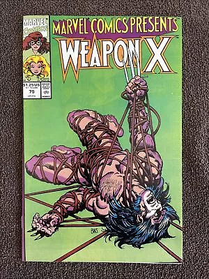 MARVEL COMICS PRESENTS #75 (Marvel 1991) Weapon X Chapter 3 • $9.95