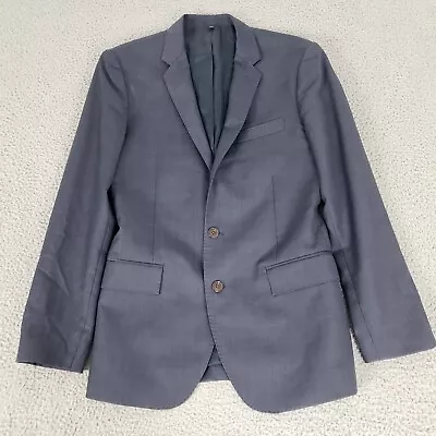 J Crew Jacket Coat Mens 40R Blue Sport Coat Suit Jacket Wool Designer Pockets • $25