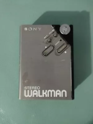 Vintage SONY WM-2 Stereo Walkman II Cassette Player Silver Retro For Parts • $39