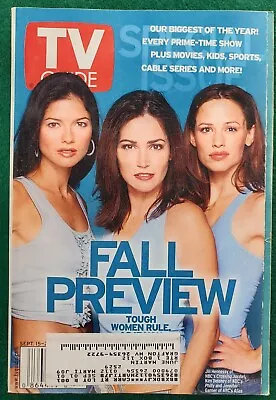 TV Guide Sep 15 2001 Special Issue Fall Preview Tough Women Rule • $3.58