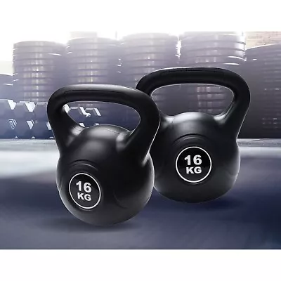 Kettle Bell 16KG Training Weight Fitness Gym Exercise Kettlebell Dumbell • $70.95