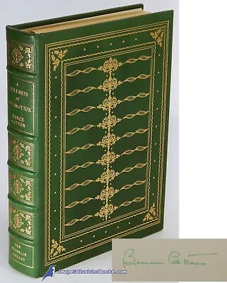 A Stillness At Appomattox By Bruce CATTON Signed Franklin Library Leather 88181 • $39
