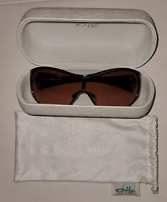 Oakley Breathless Brown Bronze Sunglasses Original Case Dust Bag. READ • $55.19