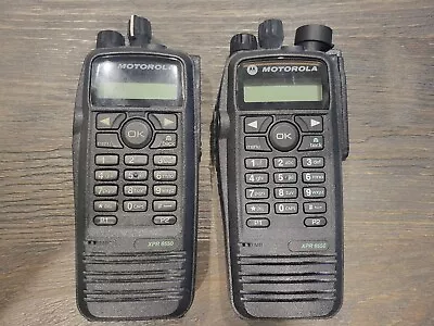 2 Motorola XPR 6550 VHF Radios W/Many New Accessories Inc Batteries • $299