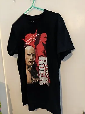£9.99 • Buy The Rock Official WWE Dwayne Johnson T-Shirt Size S By Prinark