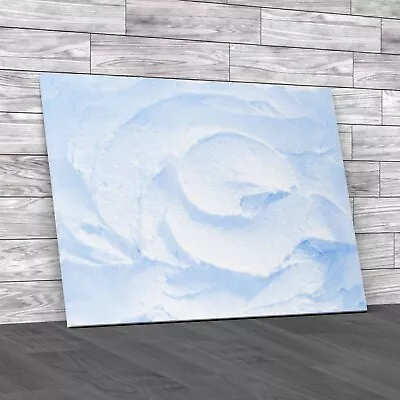 Ice Cream Blue Canvas Print Large Picture Wall Art • £14.95