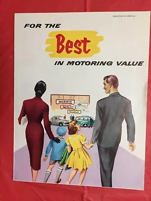 1957 BMC  MG RILEY MORRIS WOLSELEY  Canadian British Car Dealer Sales Brochure • $7.97