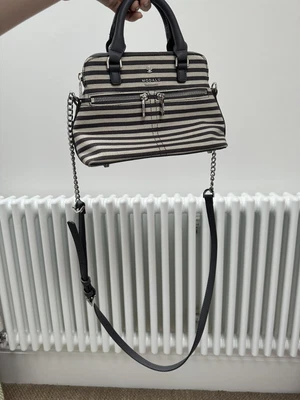 £18 • Buy Brand New Modalu Pippa Bag Crossbody Cream And Grey Stripe 