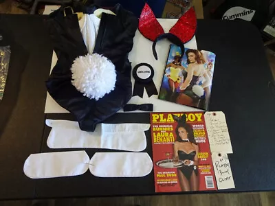 Rare Playboy Club Bunny Suit Worn By Laura Benanti On Tv Show Hugh Hefner • $1799