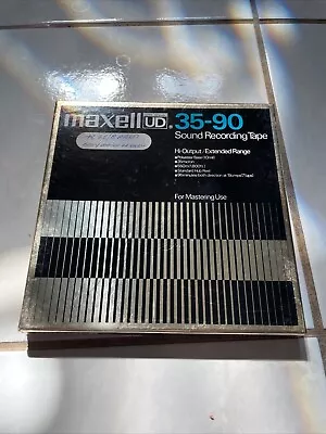 MAXELL UD 7in 35-90 Reel To Reel Recording Tape • $13.95