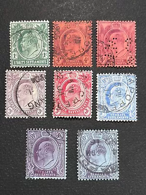 MALAYA Stamps GB Straits Settlements  1905  Edward / Used  VFU / YA562 • $0.99