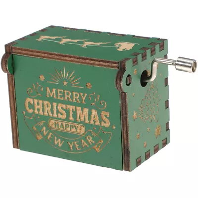  Christmas Music Box Indoor Decor Sports Wood Toys Commemorate • £9.38