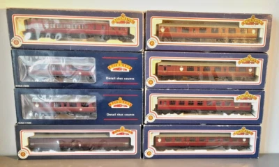 £24.99 • Buy BACHMANN 00 GAUGE THOMPSON MAROON COACHES NEAR MINT IN BOXES *CHOOSE W MULTIBUY*