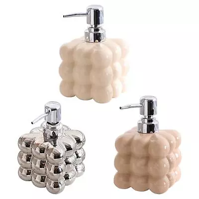 Soap Dispenser Hand Wash Container Refillable Lotion Dispensing Pump Bottle • £17.60