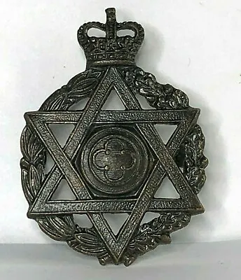 Royal Army Chaplains Department Jewish Cap Badge 45 X 35 Mm Bronzed Metal  • £30.62