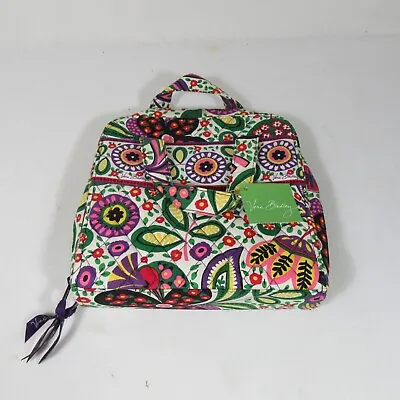 Vera Bradley Tech Organizer In Viva La Vera Retired Floral Bag Tote Zip • $9.90