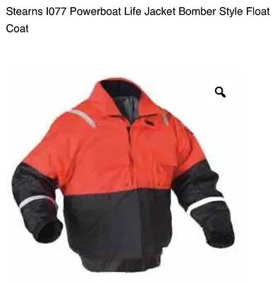 Stearns Type III PFD Flotation Jacket Coat Coast Guard Approved Adult LARGE- NEW • $130