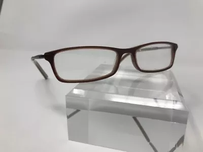 Foster Grant Eyeglasses SK0706 HRS 53-16-136 Brown Flex Hinge 8445 • $14.12