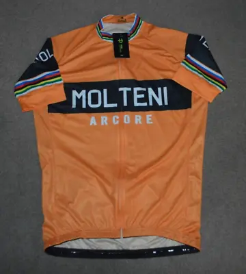 NWT Molteni Full Zip Cycling Jersey 2XL Pedal Clothing Italy • $59.95