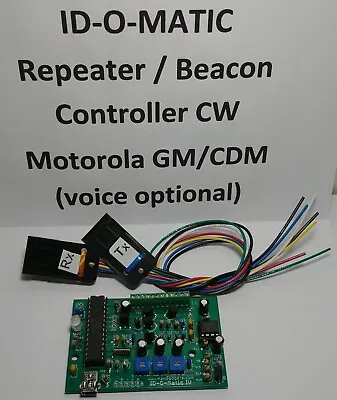 Ham Amateur Radio ID-O-Matic IV 4 CW ID Repeater Controller Motorola GM CDM • $109.95