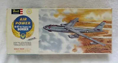 1991 REVELL 1:113 AIR POWER B-47 6 ENGINE JET BOMBER MODEL KIT No. H-170 -100 • $59.99