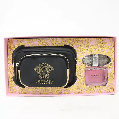 Versace Bright Crystal Eau De Toilette 4-Pcs Set  / New With Box • $94.99