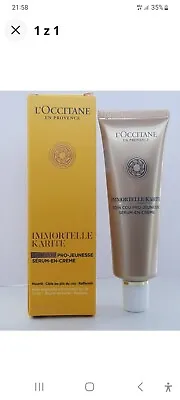 L’occitane Immortelle Serum-in-cream Youth Hand Cream 75ml. Brand New. • £30