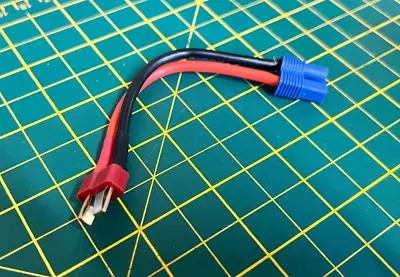 Deans To EC3 Male Female Adapter Cable And Connector Wire Converter UK RC Cables • £5.99