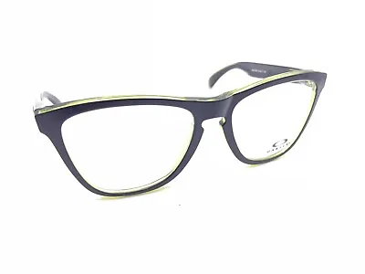 Oakley NEW Frogskins OX8131-0254 Satin Black Green Eyeglasses Frames 54-17 138 • $69.99