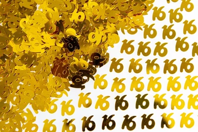 £2.39 • Buy 16th Age Confetti Birthday Anniversary Sprinkles Table Scatter Glitz Party Decor